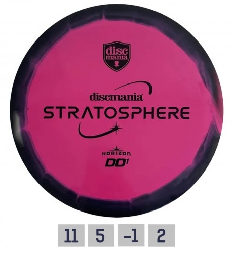 Discgolf DISCMANIA Fairway Driver S-LINE Horizon DD1 STRATOSPHERE 11/5/-1/2 Black/Pink image 1