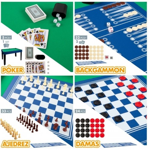 Daudzspēļu galds Colorbaby 12-in-1 107 x 83,5 x 61 cm image 4
