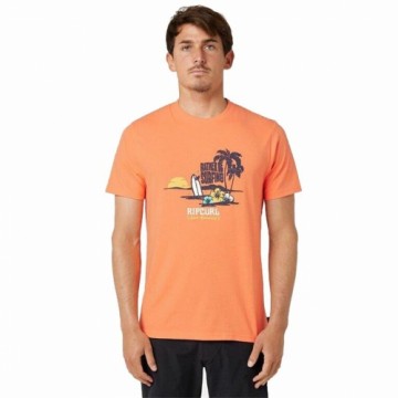 t-krekls Rip Curl Framed Oranžs Vīriešu