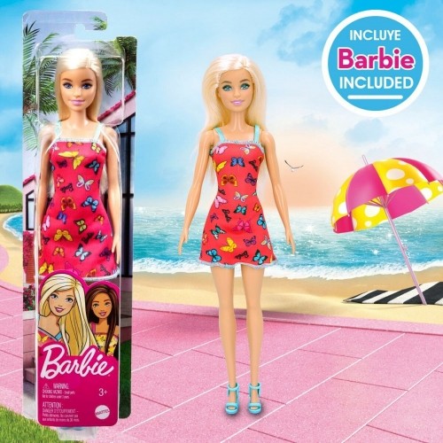 Pludmales rotaļu komplekts Barbie 8 Daudzums 18 x 16 x 18 cm image 5