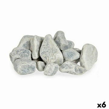 Ibergarden Dekoratīvie akmeņi 2 Kg Gaiši pelēks (6 gb.)