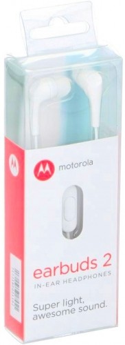 Motorola headset Earbuds 2, white (SH006 WH) image 2