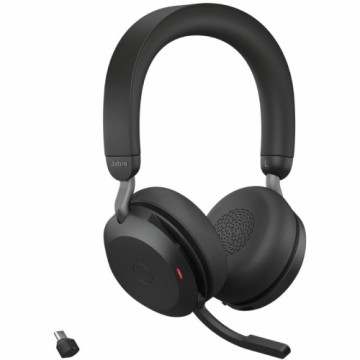 Jabra Evolve2 75 Headset, USB-C Kabellos, Bluetooth, Schwarz, [UC zertifiziert]