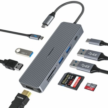 Bigbuy Tech USB Centrmezgls (Atjaunots B)