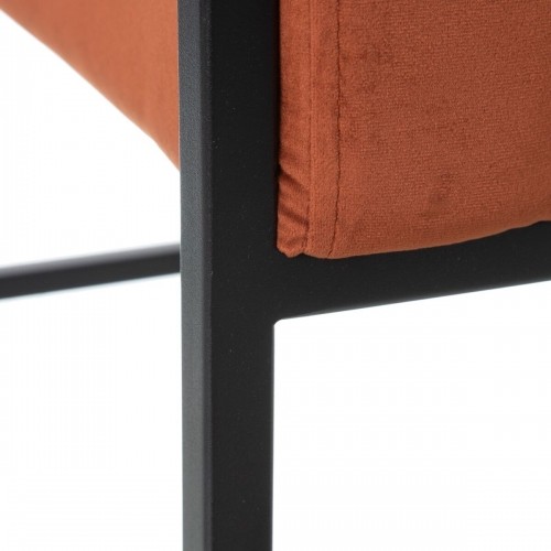 Bigbuy Home atzveltnes krēsls Melns Sarkans Koks 74 x 67 x 87,5 cm image 5