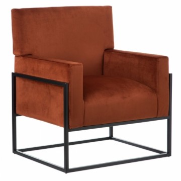 Bigbuy Home atzveltnes krēsls Melns Sarkans Koks 74 x 67 x 87,5 cm