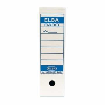 Atkārtoti uzpildāms glabāšanas trauks Elba Balts Din A4 (50 gb.)