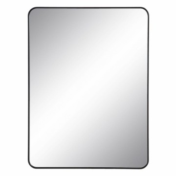 Bigbuy Home Sienas spogulis Melns Alumīnijs Stikls 76 x 3 x 101 cm