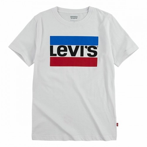 Bērnu Krekls ar Īsām Piedurknēm Levi's Sportswear Logo Balts image 1