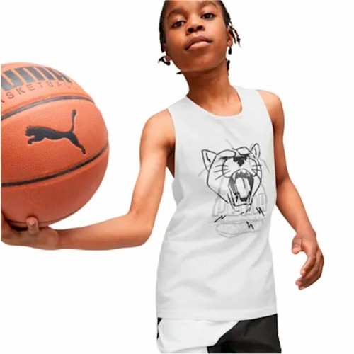 Basketbola T-krekls Puma Tank B Balts image 5