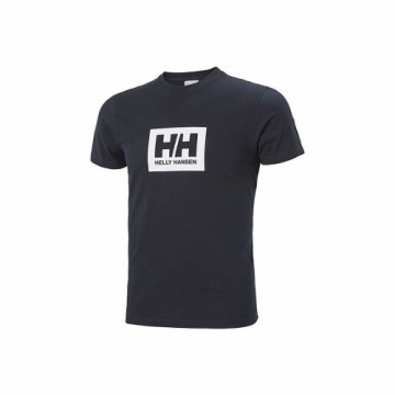 Vīriešu Krekls ar Īsām Piedurknēm  HH BOX T Helly Hansen 53285 599  Tumši Zils