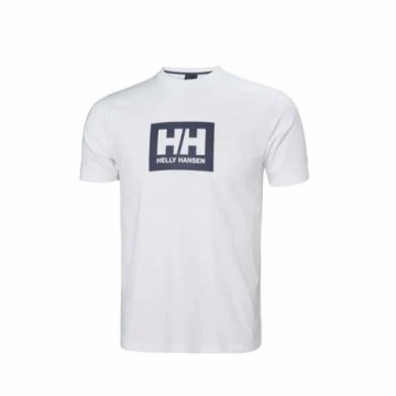 Vīriešu Krekls ar Īsām Piedurknēm  HH BOX T Helly Hansen 53285 003  Balts