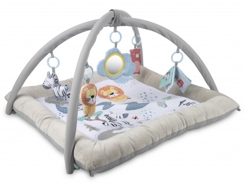 CANPOL BABIES Plush educational play mat with arches for children 0+ mėn., SAFARI, 81/101 image 2