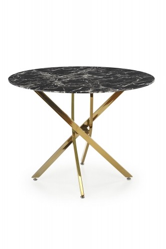 Halmar RAYMOND 2 table, black marble / gold image 5
