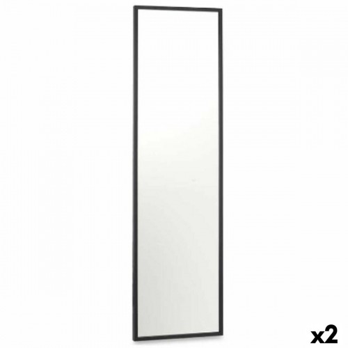 Gift Decor Sienas spogulis Melns Koks MDF 40 x 142,5 x 3 cm (2 gb.) image 1