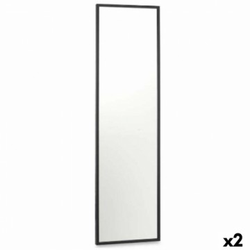 Gift Decor Sienas spogulis Melns Koks MDF 40 x 142,5 x 3 cm (2 gb.)