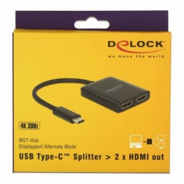 Адаптер USB C—HDMI DELOCK 87719 10 cm