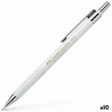 Механический карандаш Faber-Castell TK-Fine 2317 Белый 0,7 mm (10 штук)