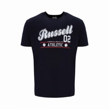Krekls ar Īsām Piedurknēm Russell Athletic Amt A30311 Melns Vīriešu