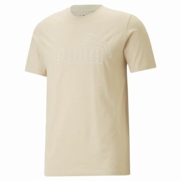 Krekls ar Īsām Piedurknēm Puma Essentials Elevated Bēšs Unisekss