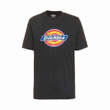 Krekls ar Īsām Piedurknēm Dickies Icon Logo Melns Vīriešu