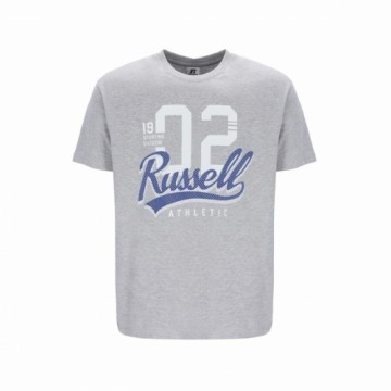 Krekls ar Īsām Piedurknēm Russell Athletic Amt A30101 Pelēks Vīriešu
