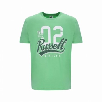 Krekls ar Īsām Piedurknēm Russell Athletic Amt A30101 Zaļš Vīriešu