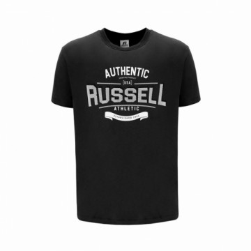 Krekls ar Īsām Piedurknēm Russell Athletic Amt A30081 Melns Vīriešu