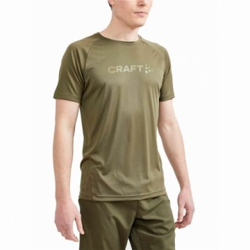 Krekls ar Īsām Piedurknēm Craft Core Essence Logo Zaļš