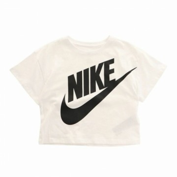 Krekls ar Īsām Piedurknēm Bērniem Nike Icon Futura Balts