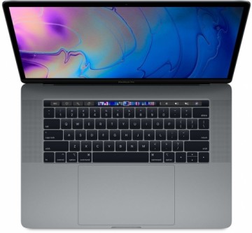 Apple MacBook Pro 2018 Retina 15" 4xUSB-C - Core i7 2.6GHz / 32GB / 512GB SSD - Space Gray (Atjaunināts, stāvoklis kā jauns)