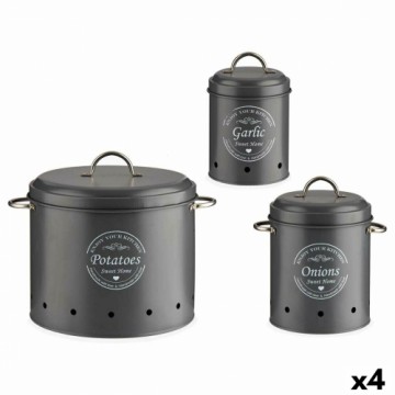 Kinvara caurules Enjoy Your Kitchen Pelēks Metāls (4 gb.)