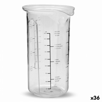 Bigbuy Home Mērīšanas glāze Plastmasa 500 ml (36 Vienības)