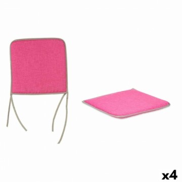 Gift Decor Подушка для стула Розовый 38 x 2,5 x 38 cm (4 штук)
