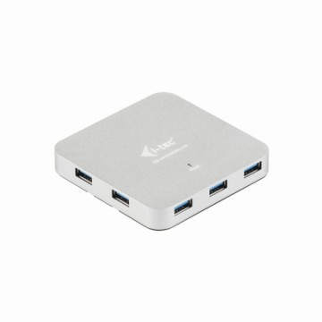 USB-разветвитель i-Tec U3HUBMETAL7 Серебристый Серый