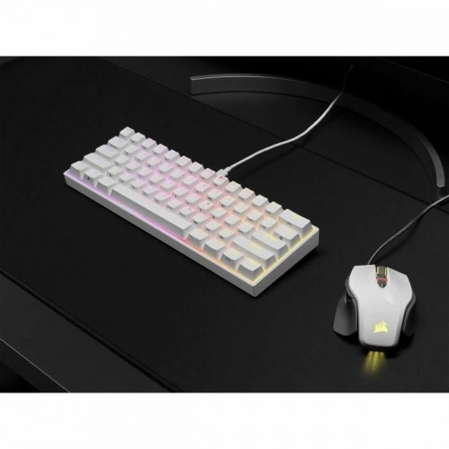 Klaviatūra Corsair K65 RGB Mini Azerty Francūzis Melns image 5