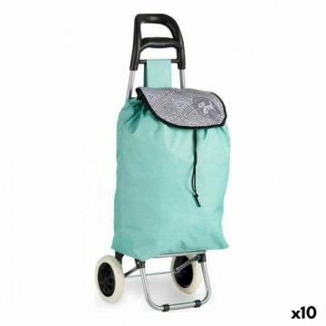 Kinvara Iepirkumu ratiņi Zaļš 3,3 L 20 x 95 x 34 cm (10 gb.)