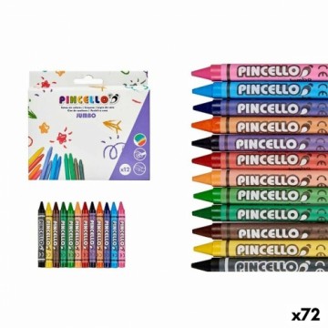Pincello Цветные полужирные карандаши Jumbo Разноцветный воск (72 штук)