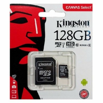 Mikro SD Atmiņas karte ar Adapteri Kingston SDCS2/128GB exFAT 128 GB