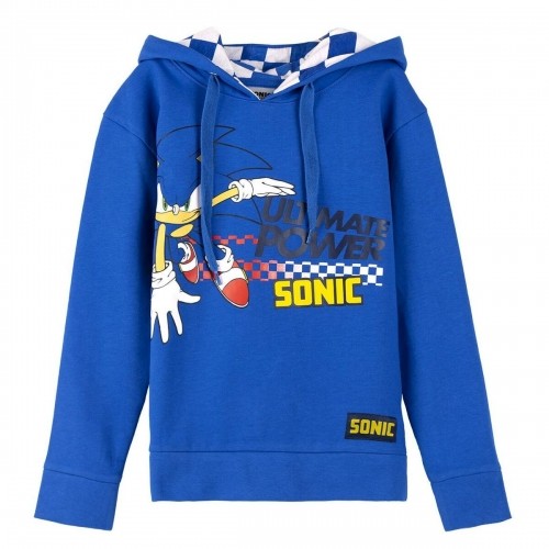Džemperis Meitenēm ar Kapuci Sonic Zils image 1