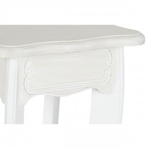 Набор из двух столиков DKD Home Decor Белый Светло-коричневый Деревянный MDF 30 x 30 x 76,5 cm image 3