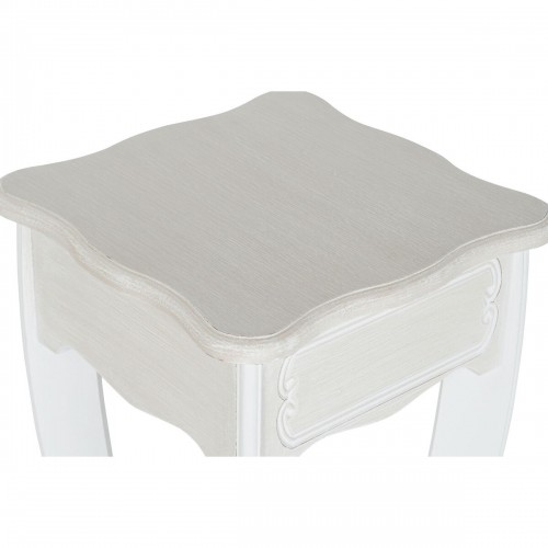 Набор из двух столиков DKD Home Decor Белый Светло-коричневый Деревянный MDF 30 x 30 x 76,5 cm image 4