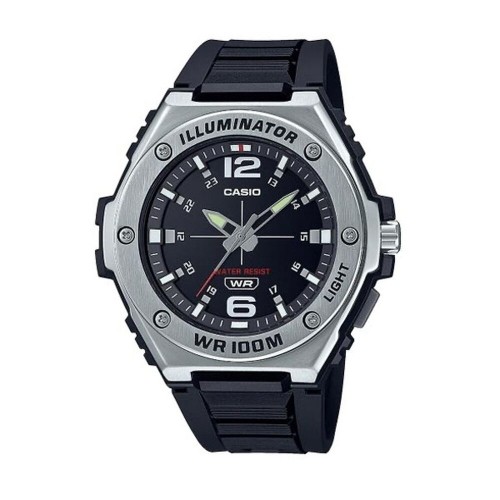 Мужские часы Casio MWA-100H-1AVEF Чёрный Серебристый image 1