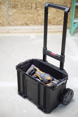 Keter Diy Instrumentu kaste ar organaizeru uz riteņiem Connect Cart + Organizer 56,5x37,3x55cm image 2