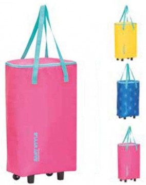 Gio`style Термосумка на колесах Easy Style Bag-Trolley; ассорти, желтый / синий / розовый