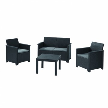 Keter Комплект садовой мебели Elodie 2 Seater Sofa Set со столиком Classic grey