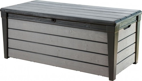 Keter Ящик для хранения Brushwood Storage Box 454L серый image 1