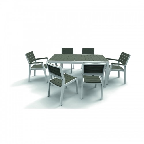 Keter Садовый стол Harmony белый/светло-серый image 2
