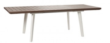 Keter Dārza galds izvelkams Harmony Extendable balts/bēšs