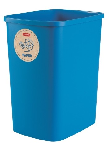 Curver Atkritumu spaiņu bez vāka komplekts  Deco Flip Bin 3x25L zils/zaļš/dzeltens image 4